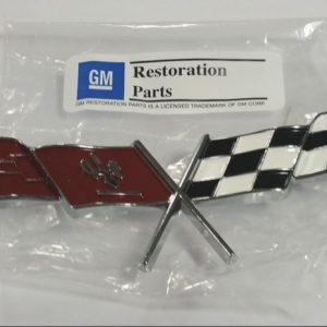 1977 Corvette Fuel Door Emblem, Reproduction